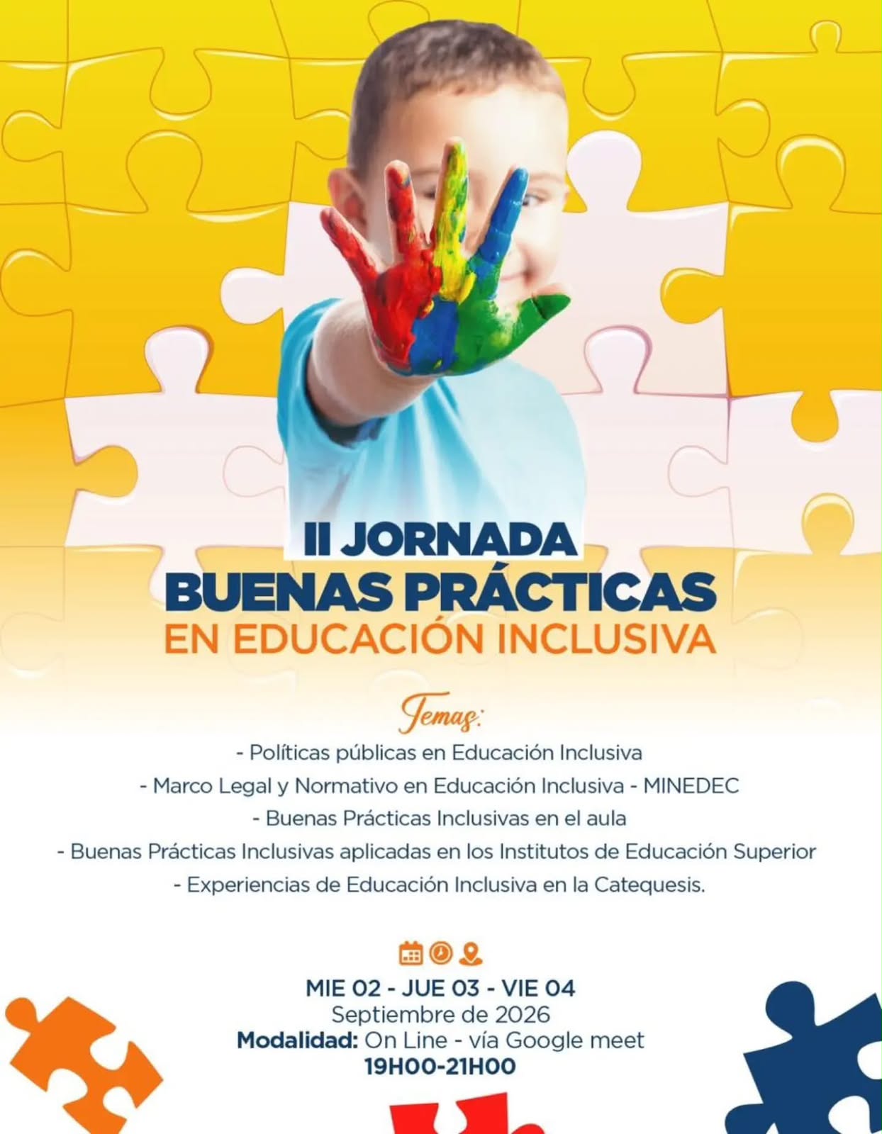 II Jornada de Buenas Prácticas en Educación Inclusiva